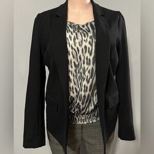 Common Collection Black Open Blazer Women’s Size Small